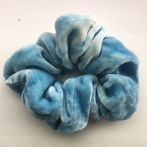 Blue  scrunchy